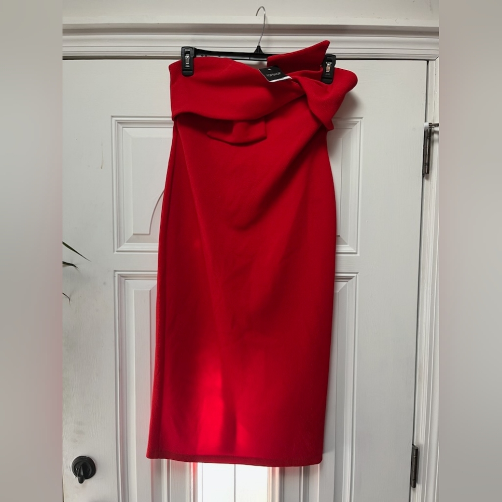 Topshop Strapless Dress